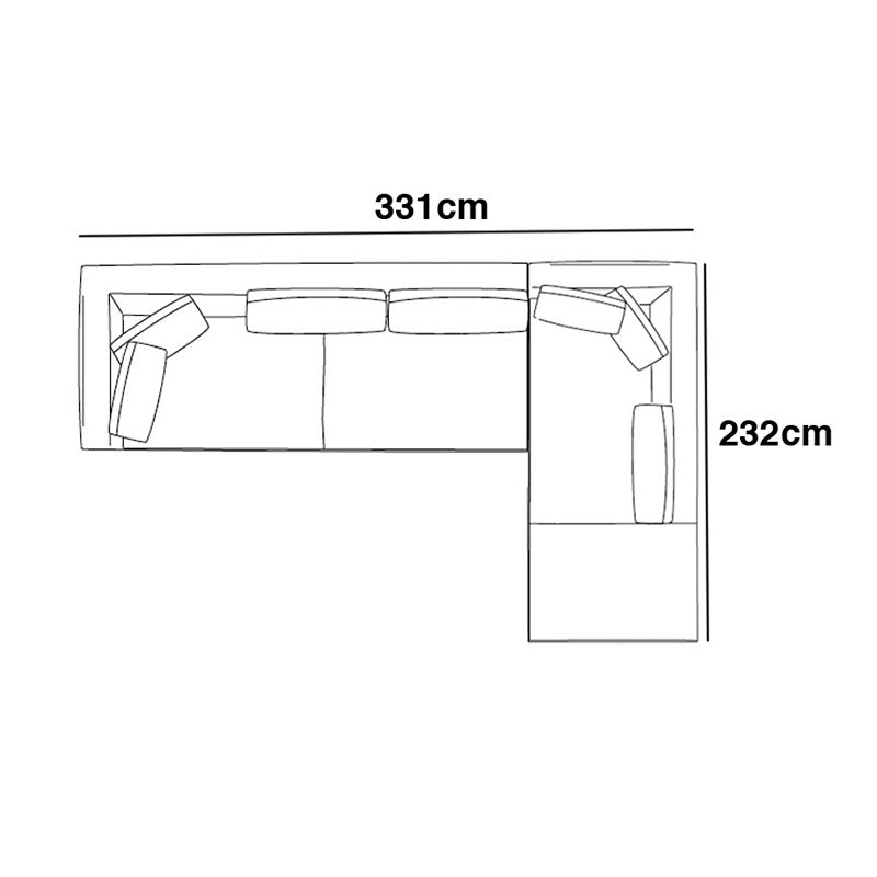 B&B Italia Ray Modular Sofa Composition A