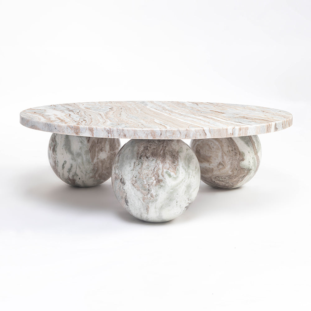 Bejoy Butterscotch Marble Coffee Table
